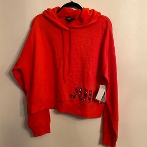 Juicy Couture Track Fleece Hoodie Pullover Size XS